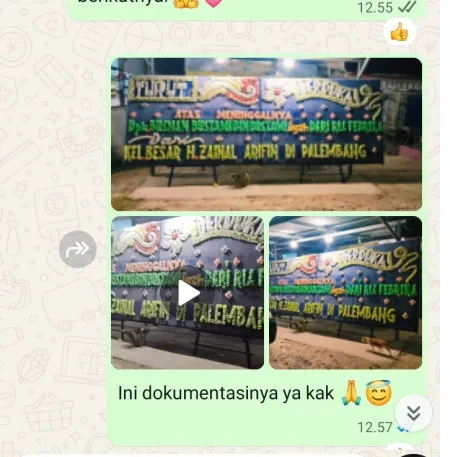 Pengiriman Papan Bunga Duka Bae